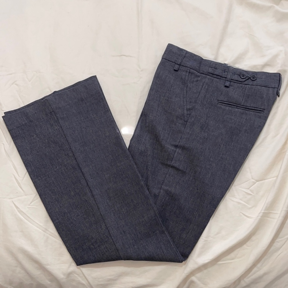 BCBGMaxAzria dark blue-gray trouser pants (size 0)